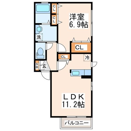 サンリッチの物件間取画像